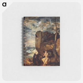 アートメモ帳-St. Anthony the Abbot and St. Paul the First Hermit - ディエゴ ベラスケス Memo.