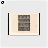 アートポストカード-Naked Women in Repose
 - エドワード マイブリッジ Postcard.
