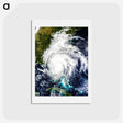 アートポストカード-Hurricane Matthew, Terra Satellite Image
 - 上空からの地球 Postcard.
