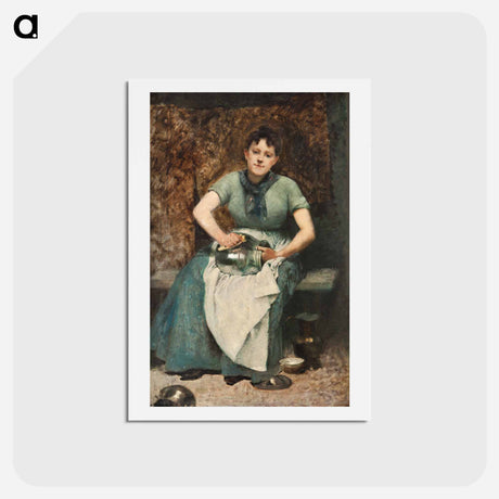 アートポストカード-The Servant - エドゥアール マネ Postcard.