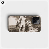 Eikä pelastusta ole (y no hai remedio) - フランシスコ デ ゴヤ Phone Case.