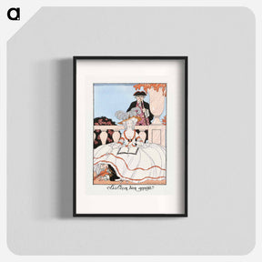 アートポスター-La Leçon bien apprise - ジョージ バービエ Poster.
