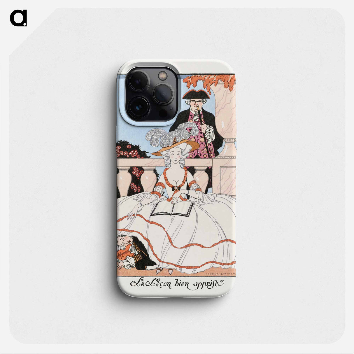 La Leçon bien apprise - ジョルジュ バルビエ Phone Case.