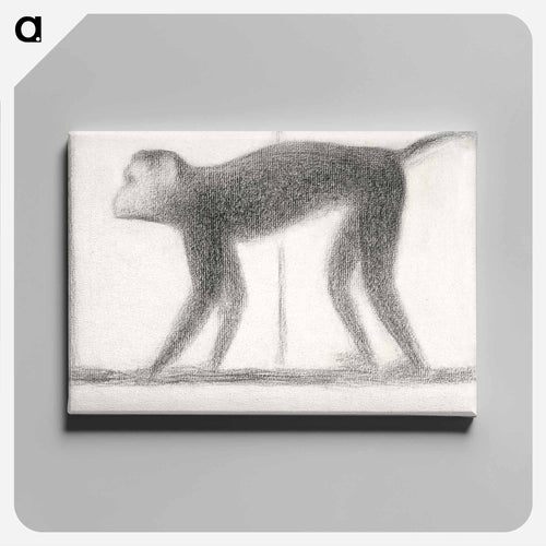 Monkey - Georges Seurat Canvas.