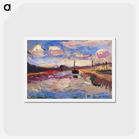 アートポストカード-Canal Du Midi - アンリ マティス Postcard.