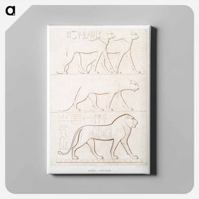 アートパネル-Feline
 - エジプト美術史 Canvas.