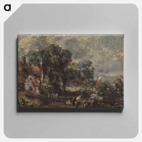 アートパネル-Sketch for The Haywain
 - ジョン コンスタブル Canvas.