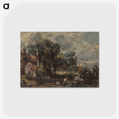 アートポストカード-Sketch for The Haywain
 - ジョン コンスタブル Postcard.