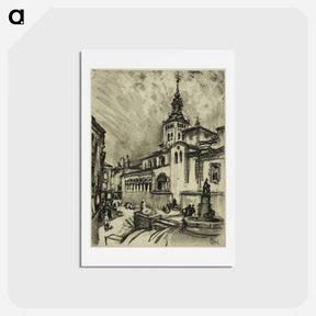 アートポストカード-San Martín, Segovia
 - ジョセフ ペネル Postcard.