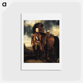 アートポストカード-John Manners, Marquess of Granby - ジョシュア レノルズ Postcard.