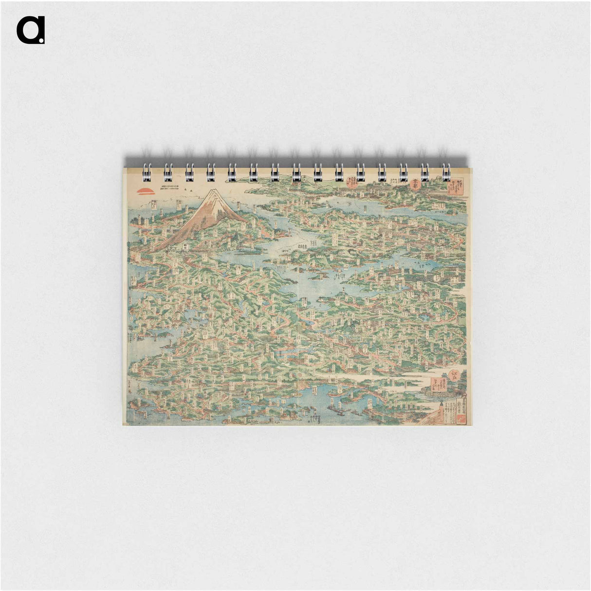 Hokusai's Map Of The Tokaido Road - 葛飾 北斎 Memo.