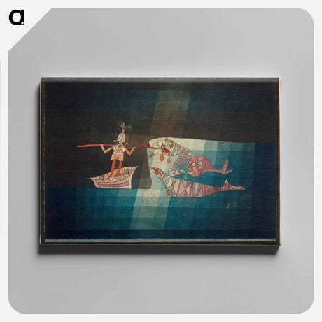 アートパネル-The Seafarers Battle Scene
 - バーゼル美術館 Canvas.