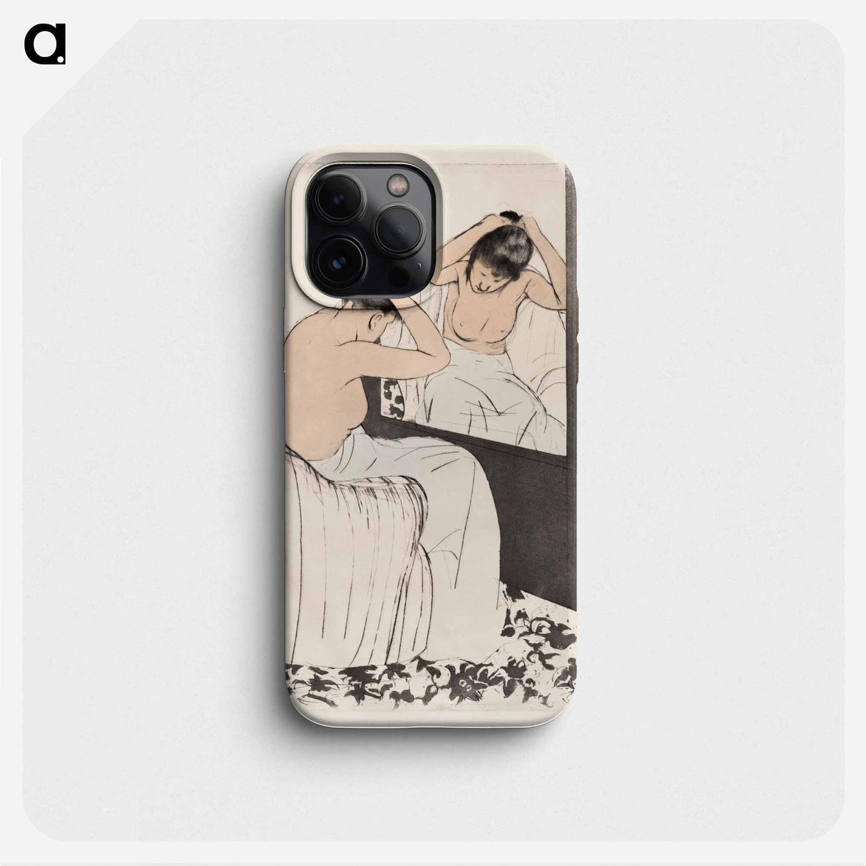 The Coiffure - Mary Cassatt Phone Case.