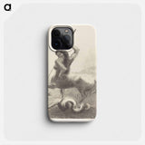 Il y eut des luttes et des vaines victoires - Odilon Redon Phone Case.