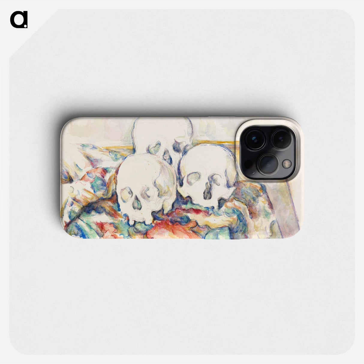 The Three Skulls - Paul Cezanne Phone Case.