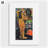 The Moon and the Earth - Paul Gauguin Poster.