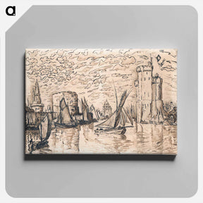 アートパネル-La Rochelle - ポール シニャック Canvas.
