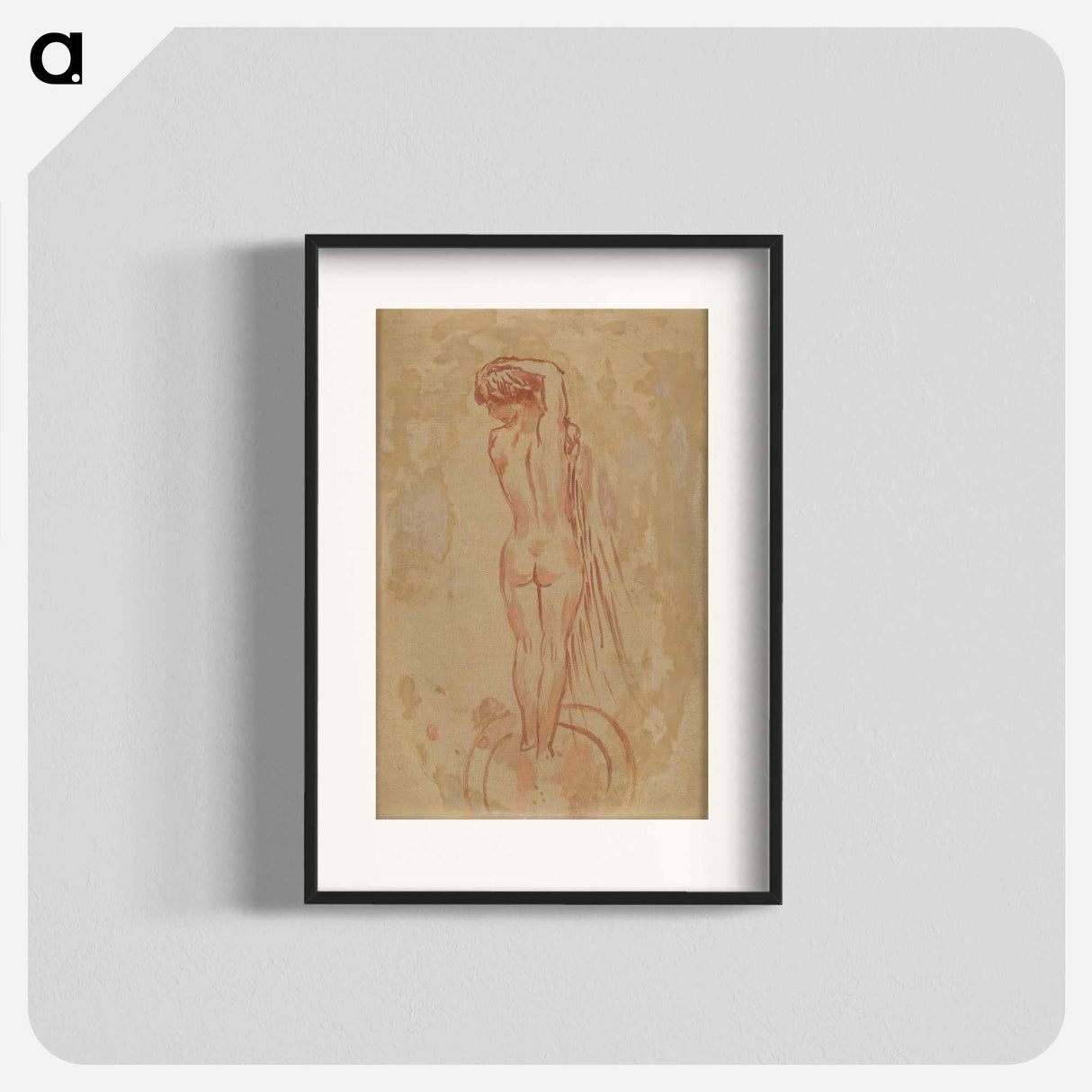 Back Nude
 - ピエール ボナール Poster.