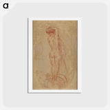 アートポストカード-Back Nude
 - ピエール ボナール Postcard.