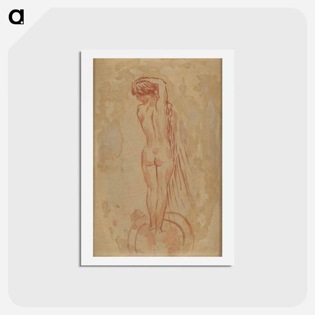 アートポストカード-Back Nude
 - ピエール ボナール Postcard.