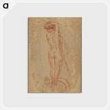 アートポストカード-Back Nude
 - ピエール ボナール Postcard.