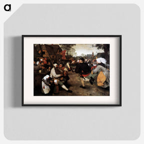 アートポスター-The Peasant Dance - ピーター ブリューゲル Poster.