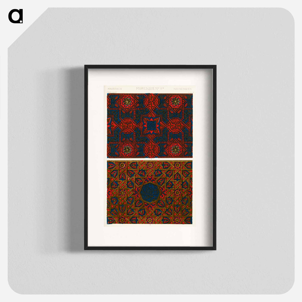 アートポスター-Nineteenth-Century Ornamental Pattern
 - 装飾の文法 Poster.