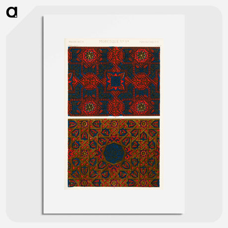 アートポスター-Nineteenth-Century Ornamental Pattern
 - 装飾の文法 Poster.