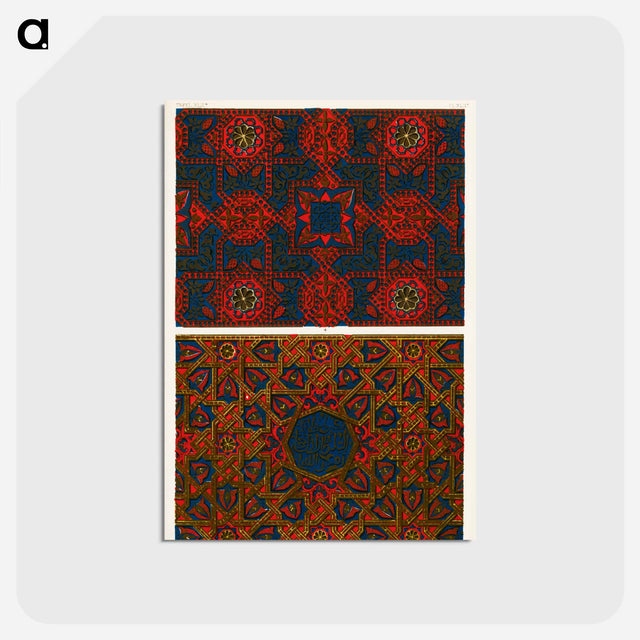 アートポストカード-Nineteenth-Century Ornamental Pattern
 - 装飾の文法 Postcard.