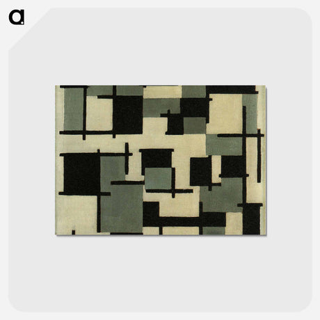 アートポストカード-Composition XIII - テオ ファン ドゥースブルフ Postcard.