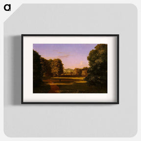 アートポスター-The Gardens of the Van Rensselaer Manor House - トーマス コール Poster.