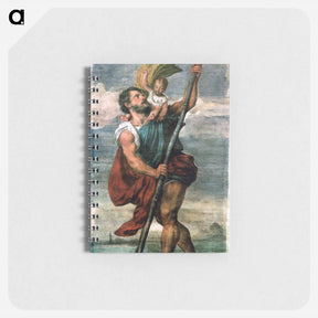 アートメモ帳-Saint Christopher - ティツィアーノ ヴェチェッリオ Memo.
