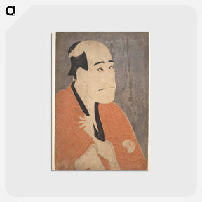 アートポストカード-Arashi Ryūzō I as Ishibe Kinkichi in the Play Hana Ayame Bunroku Soga - 東洲斎 写楽 Postcard.