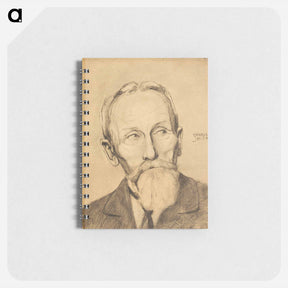 アートメモ帳-Herrenportrat mit Vollbart
 - ウィーン博物館 Memo.