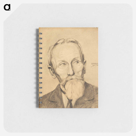 アートメモ帳-Herrenportrat mit Vollbart
 - ウィーン博物館 Memo.