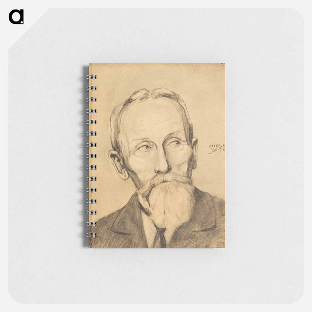 アートメモ帳-Herrenportrat mit Vollbart
 - ウィーン博物館 Memo.