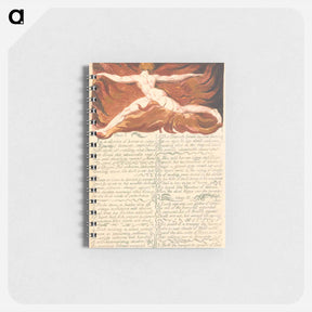 アートメモ帳-The First Book of Urizen, Plate 3, "Chap: 1 . . . ." - ウィリアム ブレイク Memo.