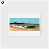 アートポストカード-Study for Eagle Head, Manchester, Massachusetts - ウィンスロー ホーマー Postcard.