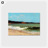 アートポストカード-Study for Eagle Head, Manchester, Massachusetts - ウィンスロー ホーマー Postcard.