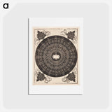 アートポストカード-Knob with rectangular center - アルブレヒト デューラー Postcard.