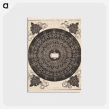 アートポストカード-Knob with rectangular center - アルブレヒト デューラー Postcard.