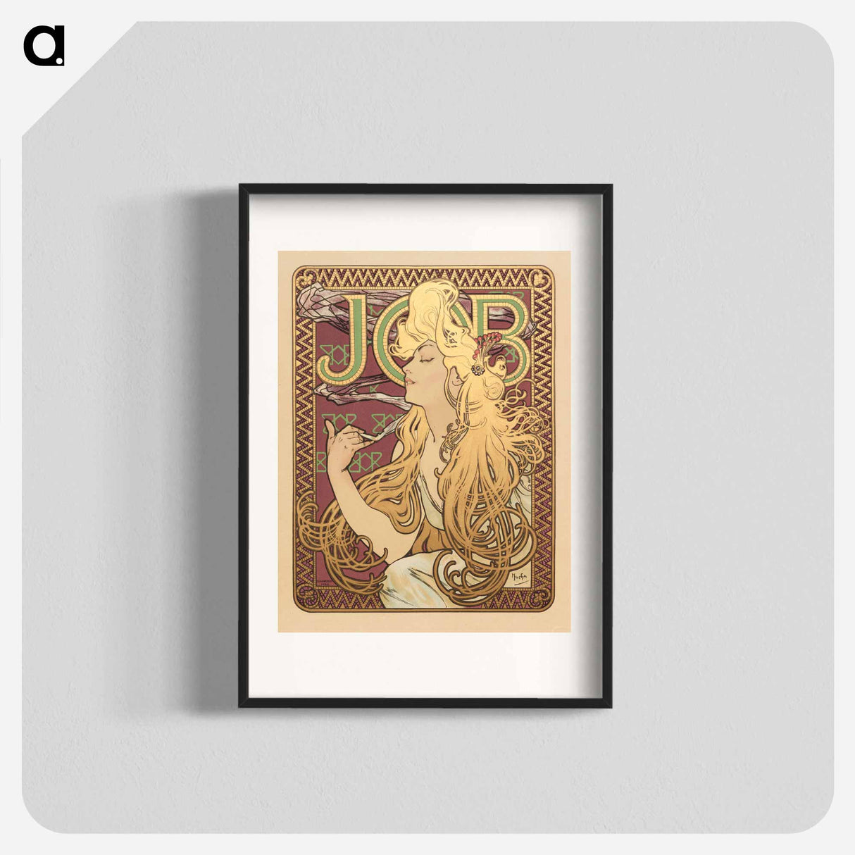 Mosaic pattern for Fouquet jewelry store - Alphonse Mucha Poster.