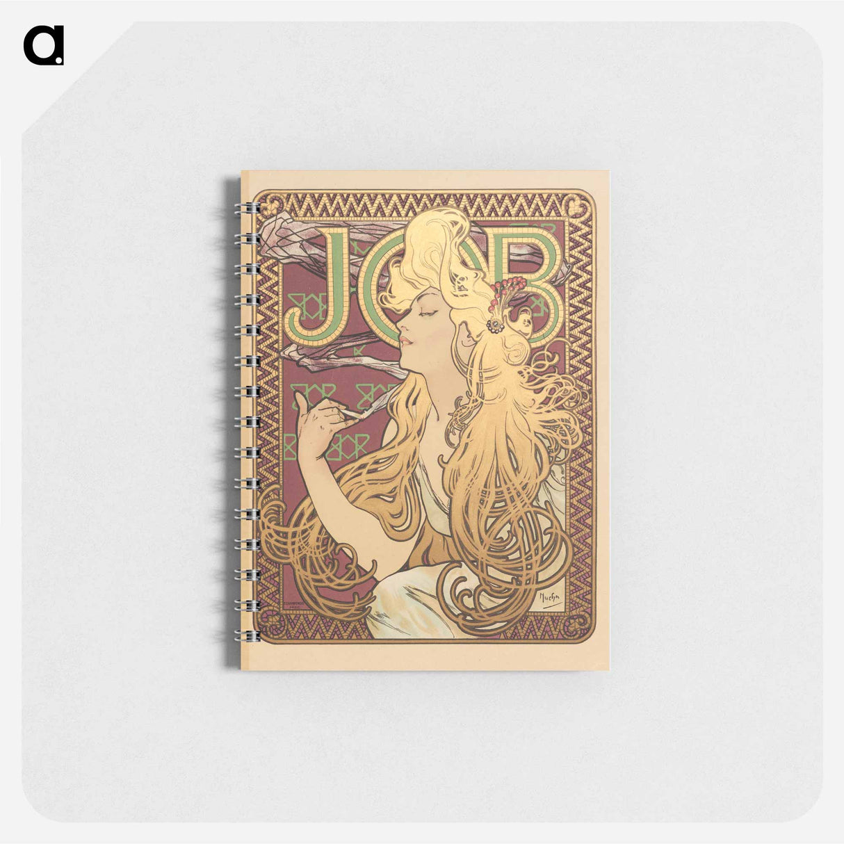 Mosaic pattern for Fouquet jewelry store - アルフォンス ミュシャ Memo.