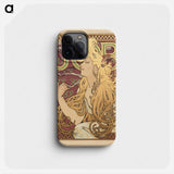 Mosaic pattern for Fouquet jewelry store - Alphonse Mucha Phone Case.