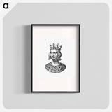 アートポスター-Royalty from Chroniclers Of The History Of France
 - 大英図書館 Poster.