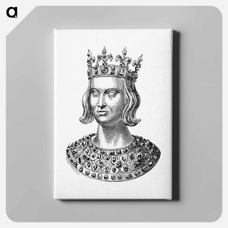 アートパネル-Royalty from Chroniclers Of The History Of France
 - 大英図書館 Canvas.