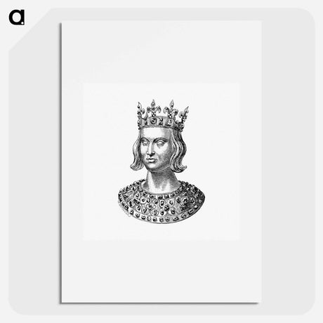 アートポスター-Royalty from Chroniclers Of The History Of France
 - 大英図書館 Poster.
