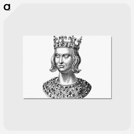 アートポストカード-Royalty from Chroniclers Of The History Of France
 - 大英図書館 Postcard.