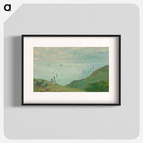 アートポスター-Claude Monet's Cliffs at Pourville - クロード モネ Poster.