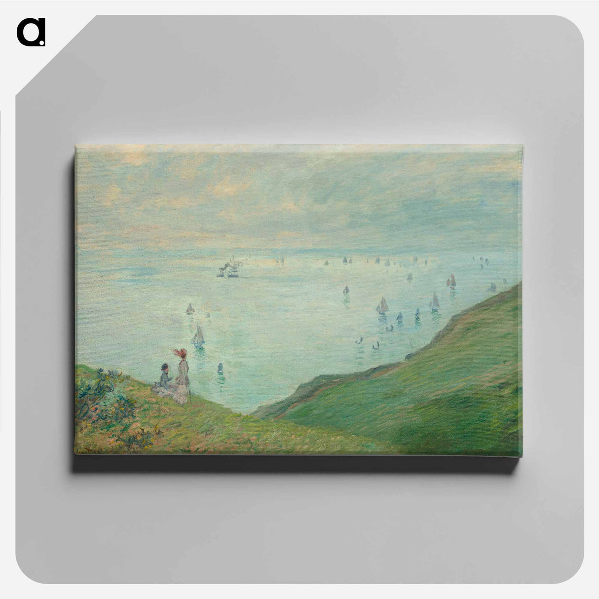 Claude Monet's Cliffs at Pourville - Claude Monet Canvas.